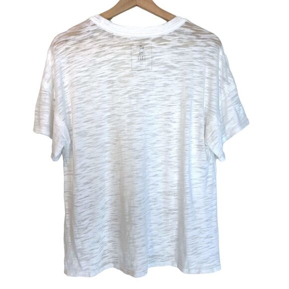 We the Free Jordan Burnout Tee In White - Picture 9 of 11